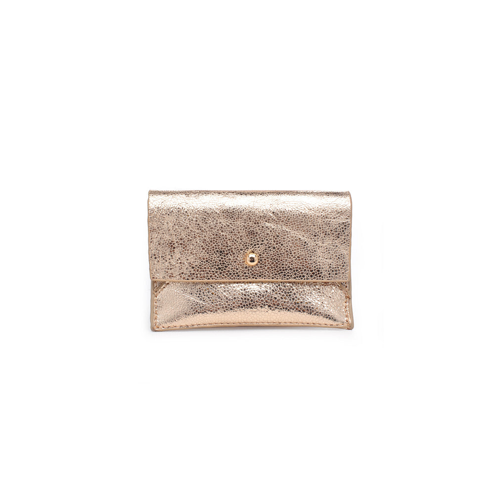 Product Image of Moda Luxe Elle Crackle Metallic Wallet 842017119852 View 1 | Gold