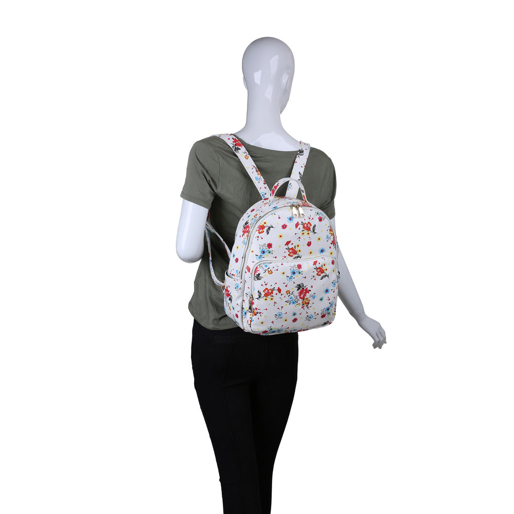 Product Image of Moda Luxe Nancy Backpack 842017119692 View 5 | White