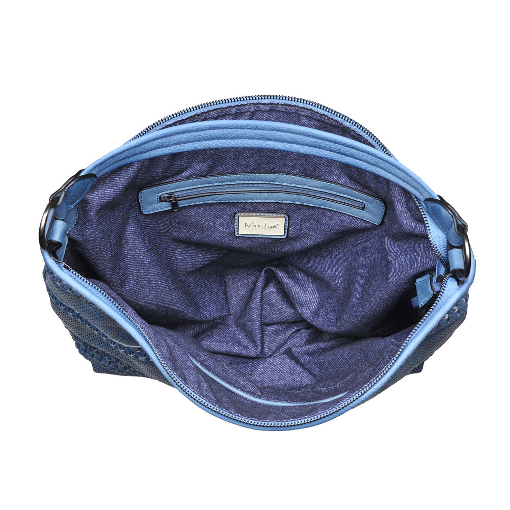 Product Image of Moda Luxe Micaela Tote 842017113812 View 4 | Blue