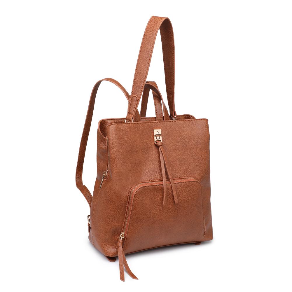 Product Image of Moda Luxe Genevieve Backpack 842017136088 View 6 | Cognac