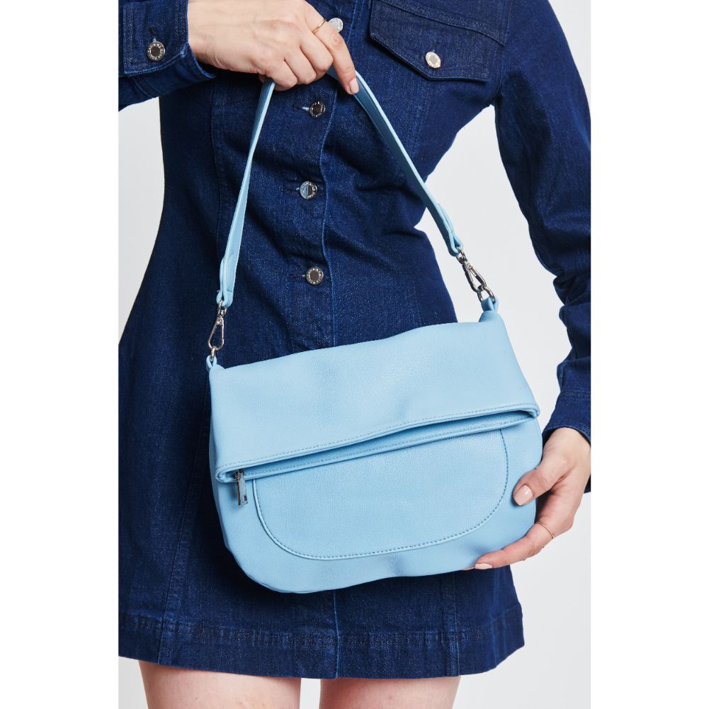 Woman wearing Sky Blue Sol and Selene Blake Crossbody 842017132691 View 4 | Sky Blue