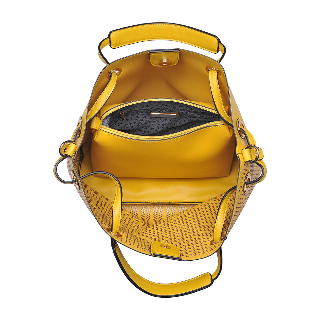 Product Image of Moda Luxe Clara Tote 842017111832 View 4 | Mustard