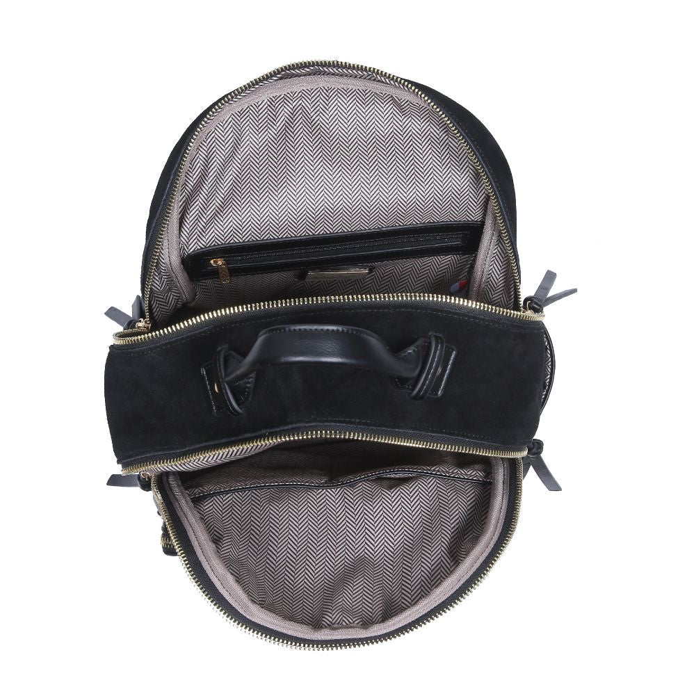 Product Image of Moda Luxe Blair Backpack 842017127352 View 8 | Black