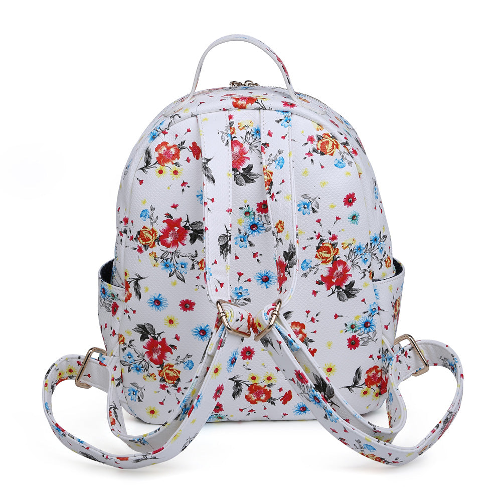 Product Image of Moda Luxe Nancy Backpack 842017119692 View 3 | White