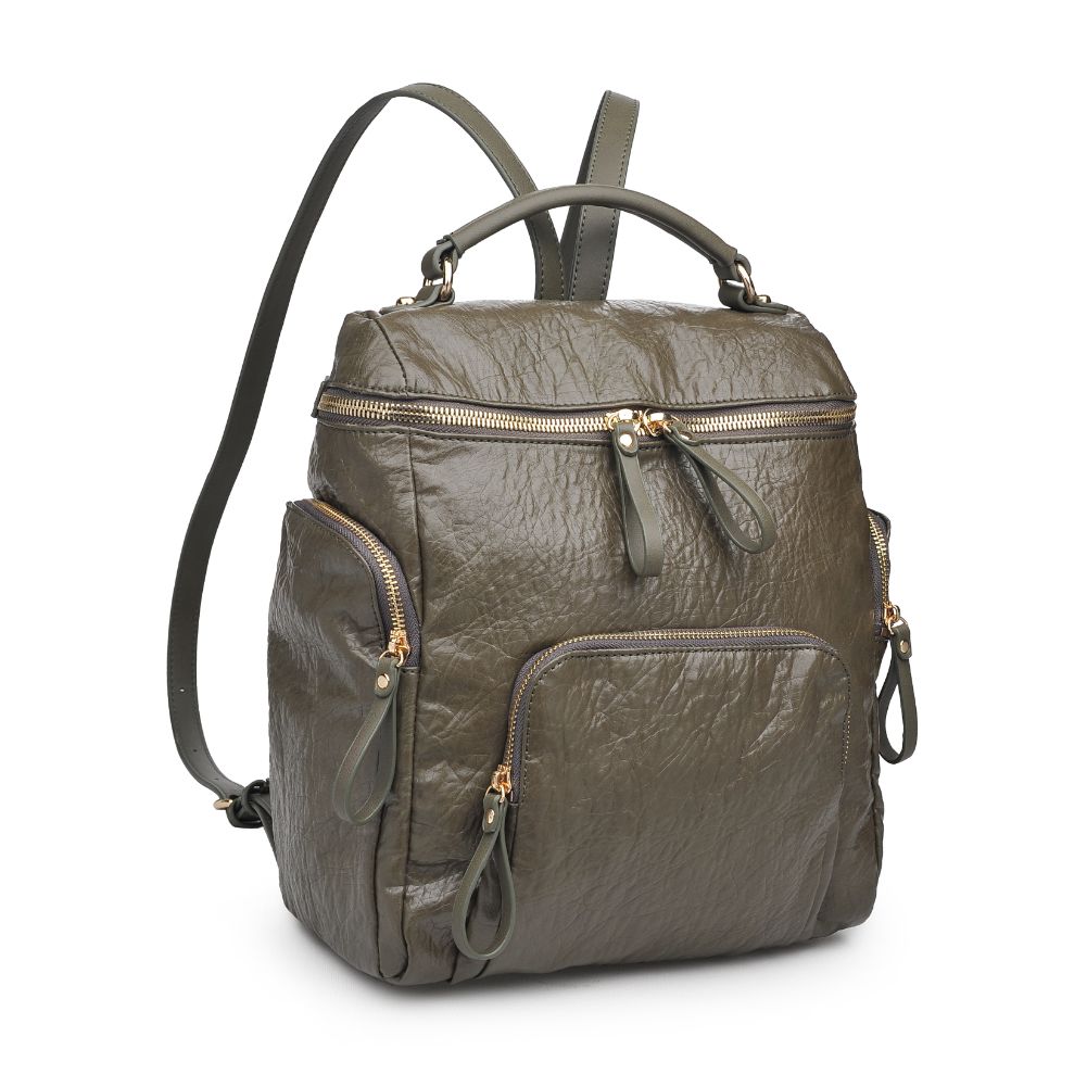 Product Image of Moda Luxe Sahara Backpack 842017122975 View 2 | Olive