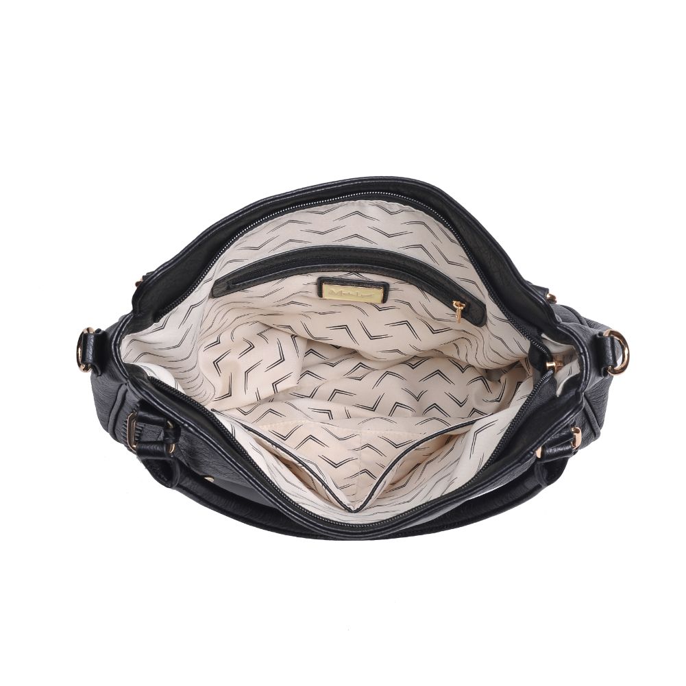 Product Image of Moda Luxe Lindsay Hobo 842017128137 View 8 | Black