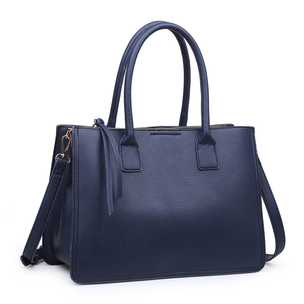 Product Image of Moda Luxe Amanda Satchel 842017116387 View 2 | Midnight Blue
