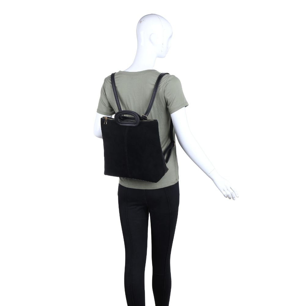 Product Image of Moda Luxe Brooklyn Backpack 842017121152 View 5 | Black