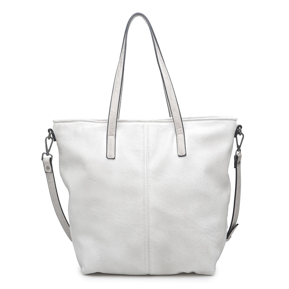 Product Image of Moda Luxe Magdelena Tote 842017113836 View 3 | White