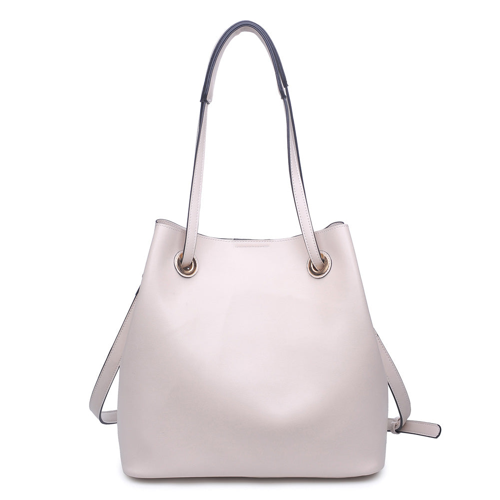 Product Image of Moda Luxe Clara Tote 842017111856 View 3 | Cream