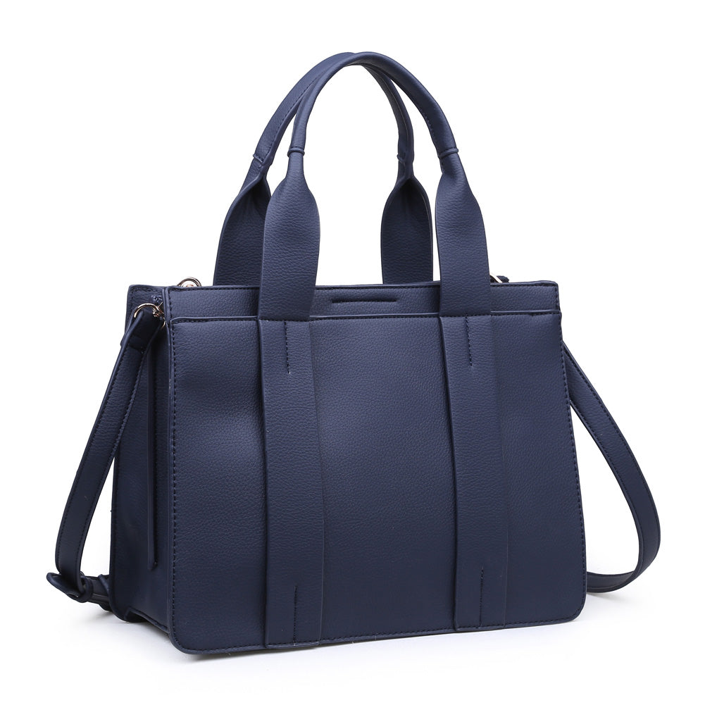 Product Image of Moda Luxe Kelly Satchel 842017116325 View 2 | Navy