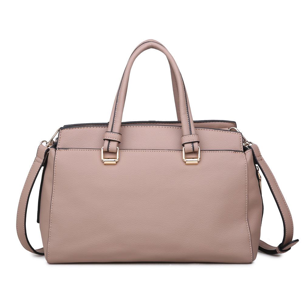 Product Image of Moda Luxe Boston Satchel 842017115724 View 3 | Natural