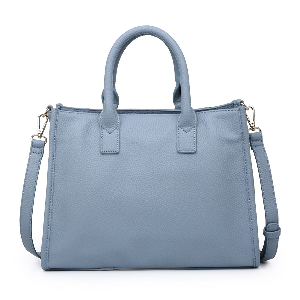 Product Image of Moda Luxe Bridgette Satchel 842017119685 View 3 | Blue