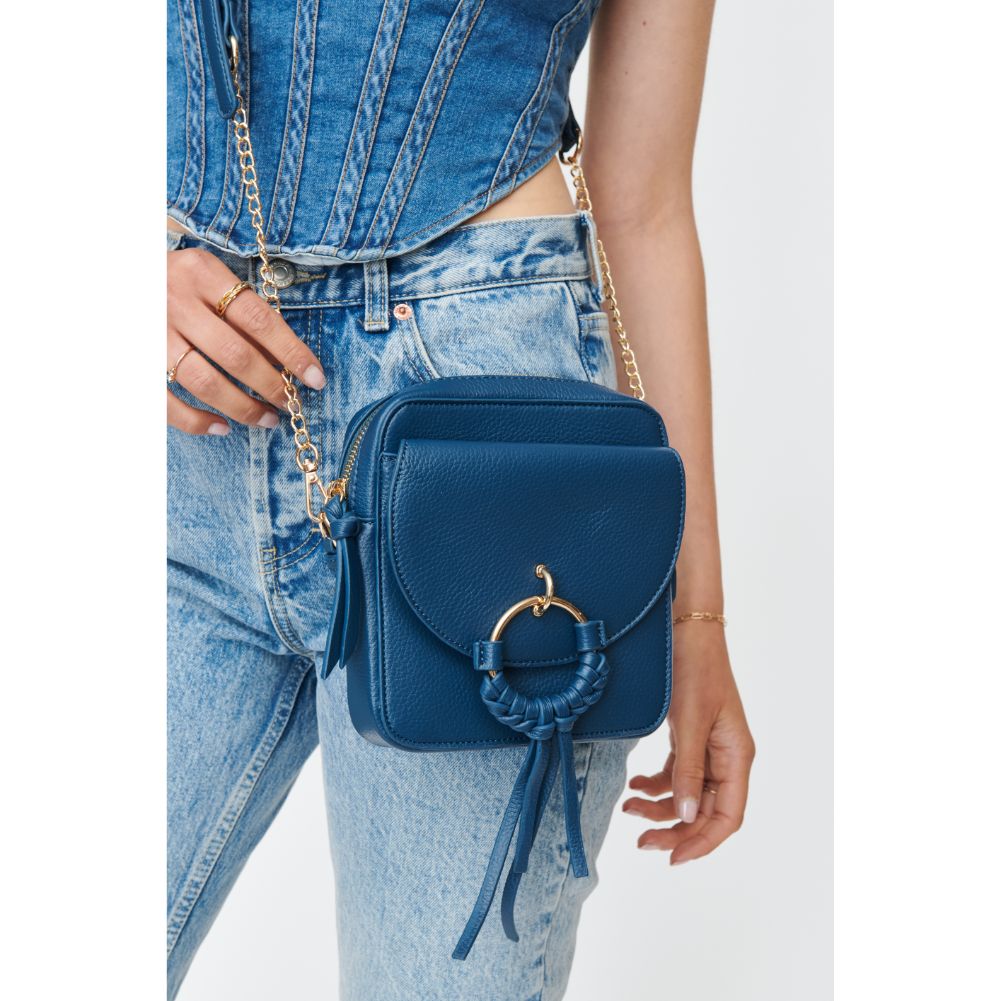 Woman wearing Denim Moda Luxe Addison Crossbody 842017130871 View 1 | Denim