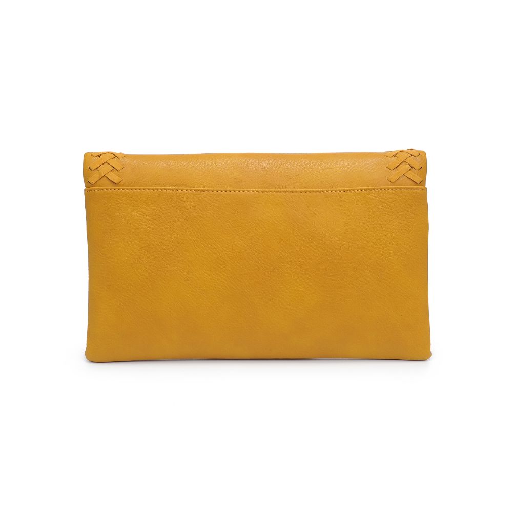 Product Image of Moda Luxe Palermo Clutch 842017126676 View 3 | Mustard