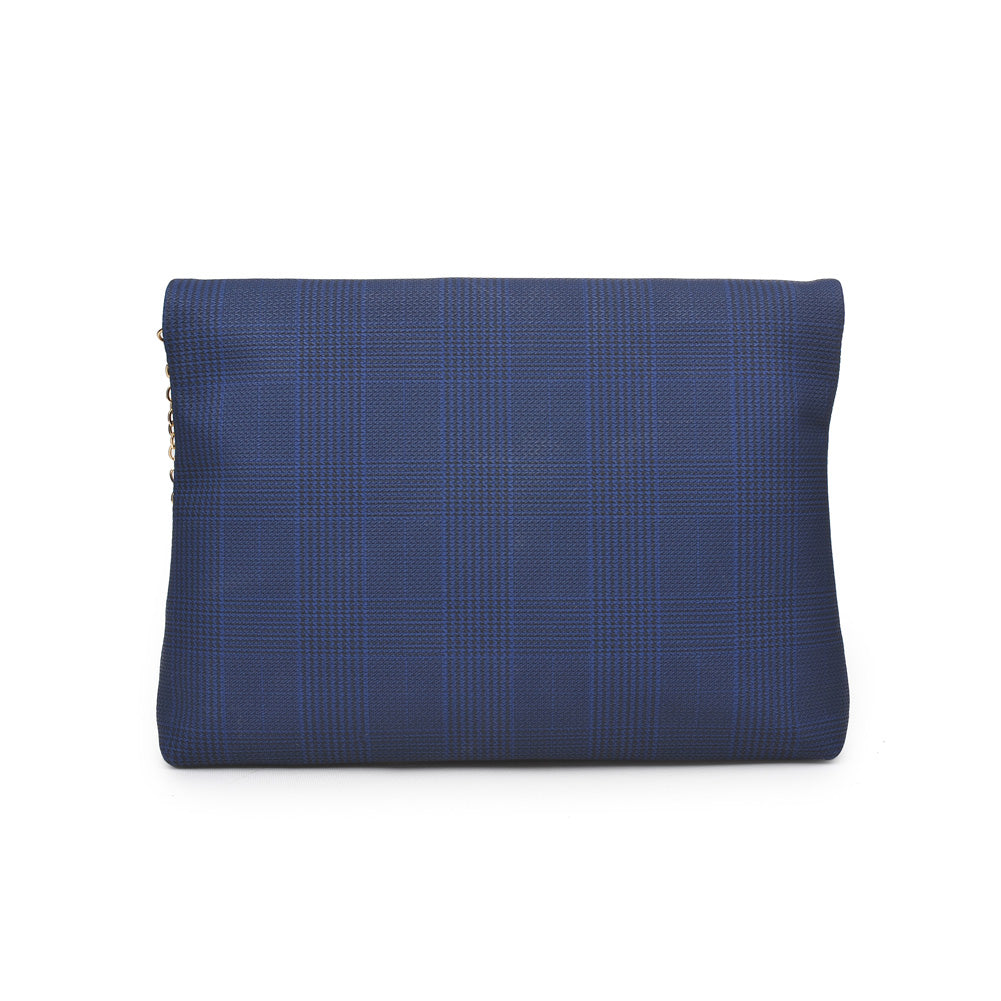 Product Image of Moda Luxe Heather Clutch 842017116660 View 7 | Navy