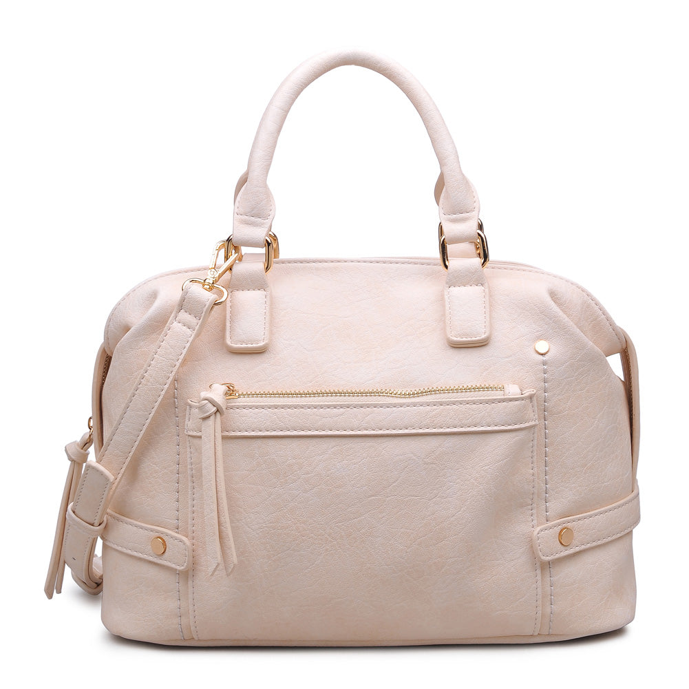 Product Image of Moda Luxe Augusta Patina Satchel 842017106623 View 1 | Beige