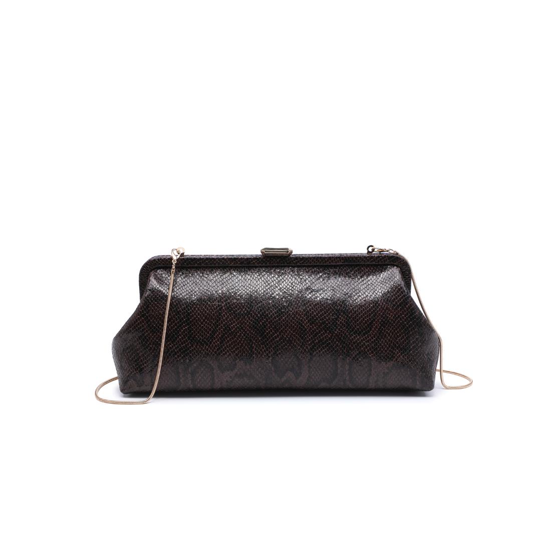 Moda Luxe Veronica Clutch 842017143468 View 1 | Brown