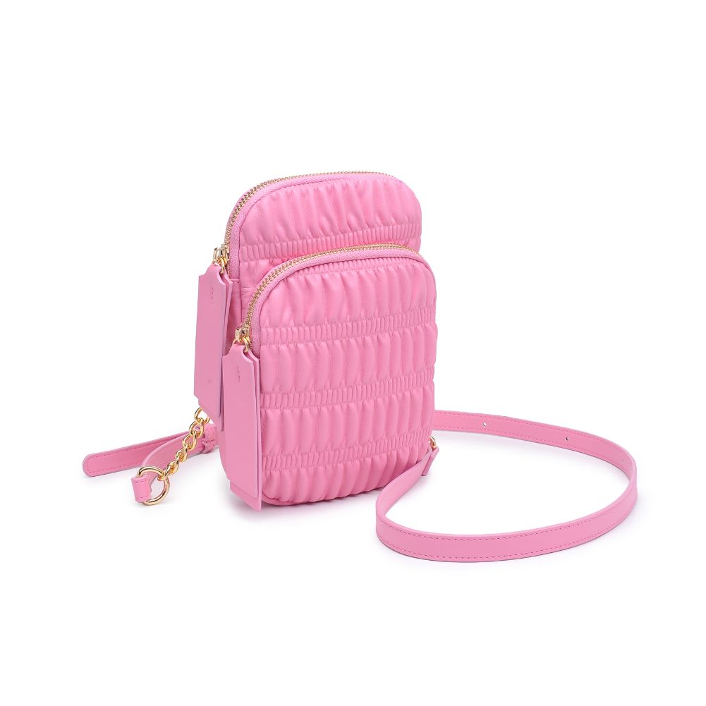 Woman wearing Bubblegum Moda Luxe Chantal Crossbody 842017131472 View 6 | Bubblegum