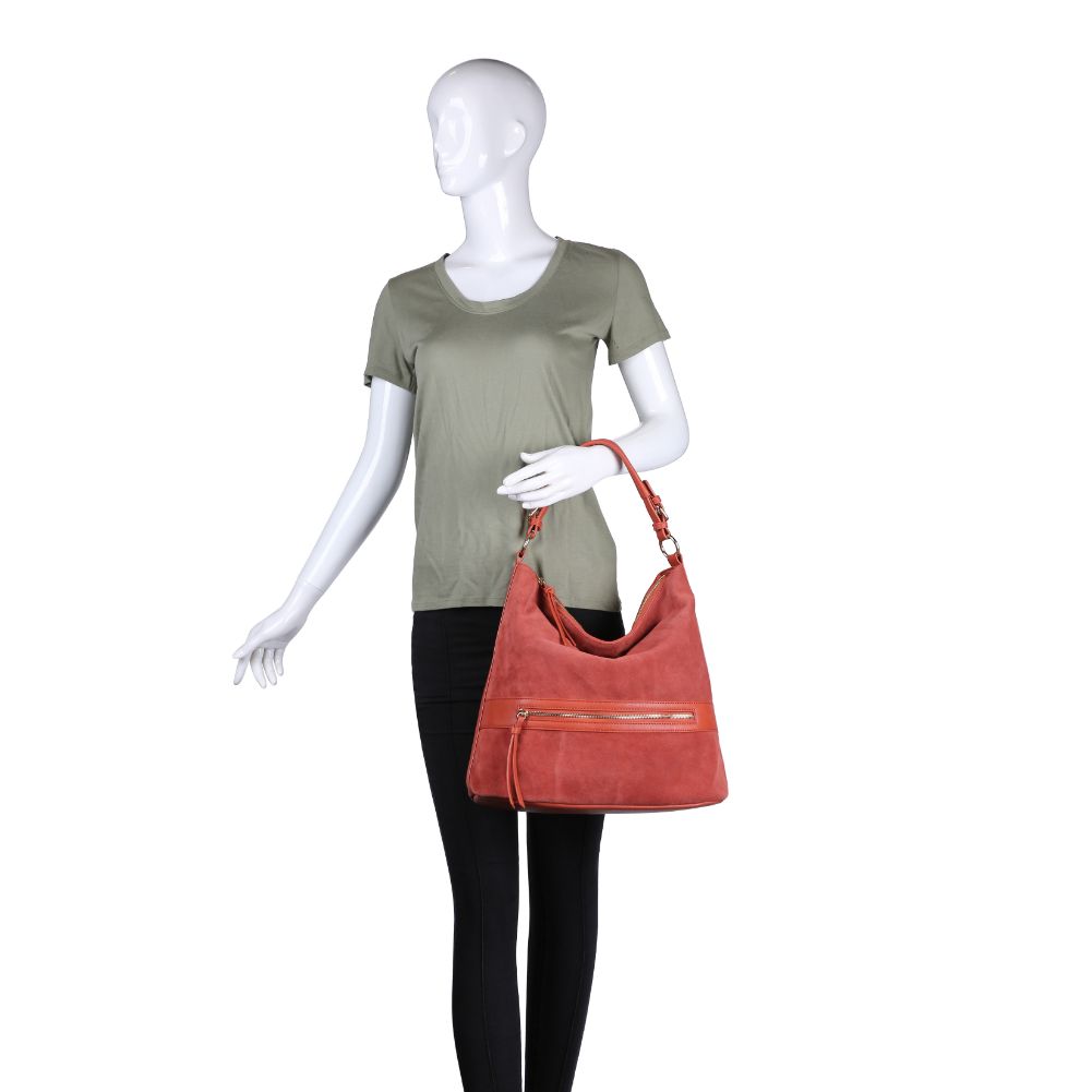 Product Image of Moda Luxe Isabella Hobo 842017122418 View 5 | Rust