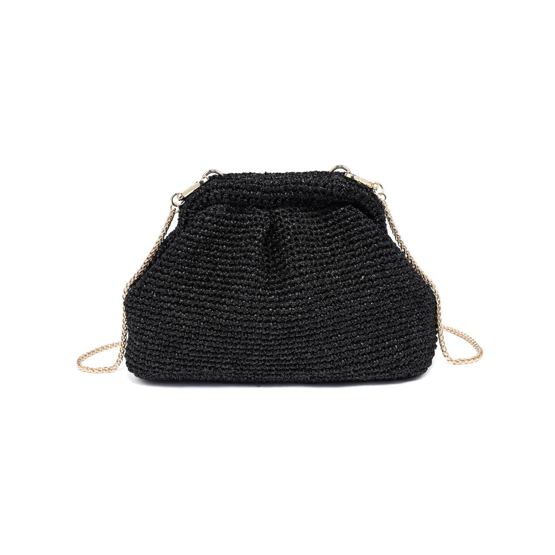 Woman wearing Black Moda Luxe Amelia Clutch 842017140979 View 5 | Black