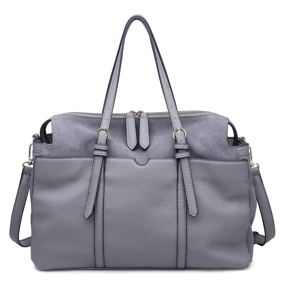 Product Image of Moda Luxe Parker Satchel 842017108948 View 1 | Grey