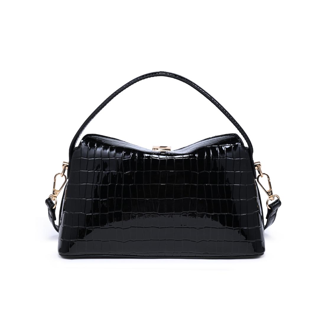 Moda Luxe Katerina - Croco Crossbody 842017143154 View 3 | Black