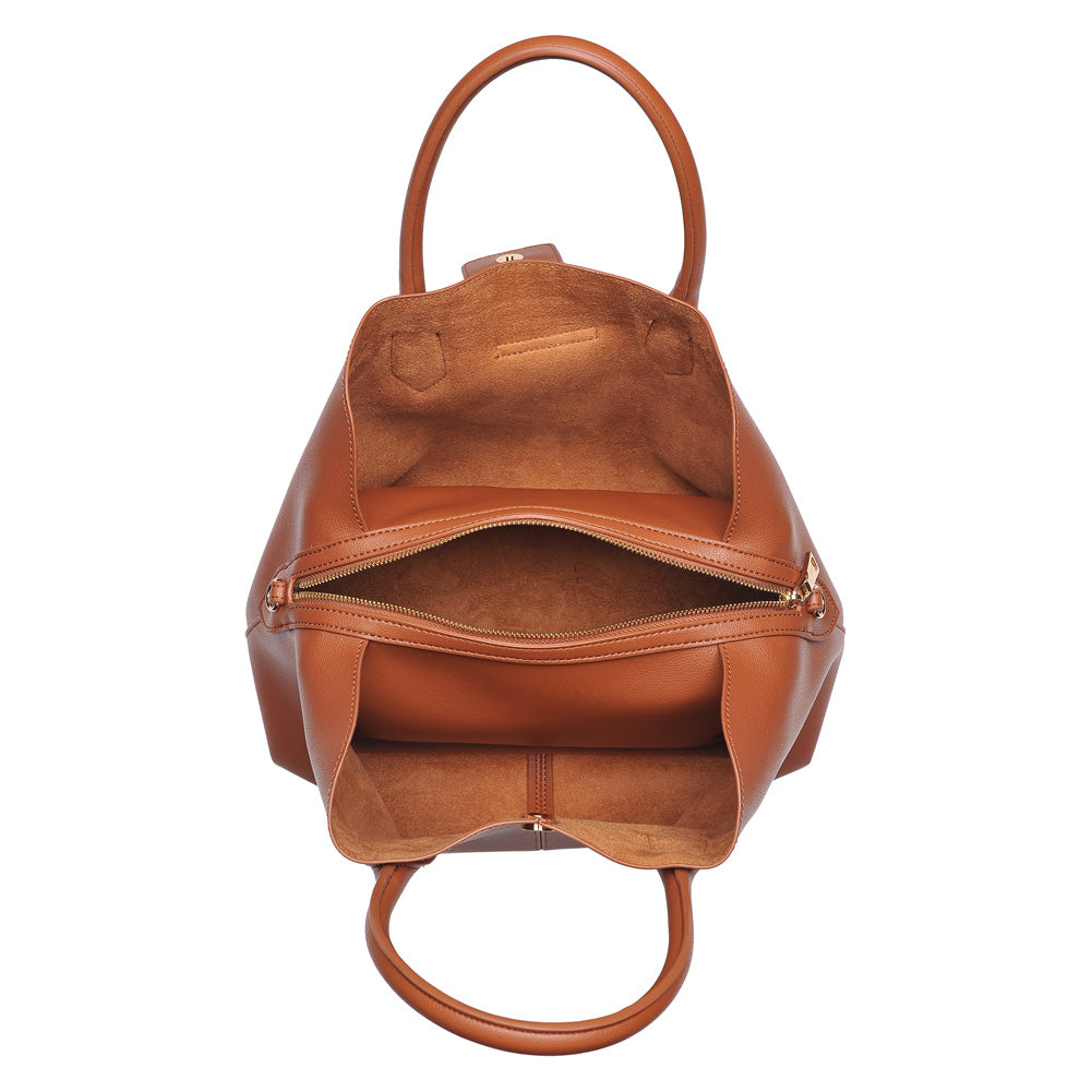 Product Image of Moda Luxe Bianca Satchel 842017116783 View 4 | Tan