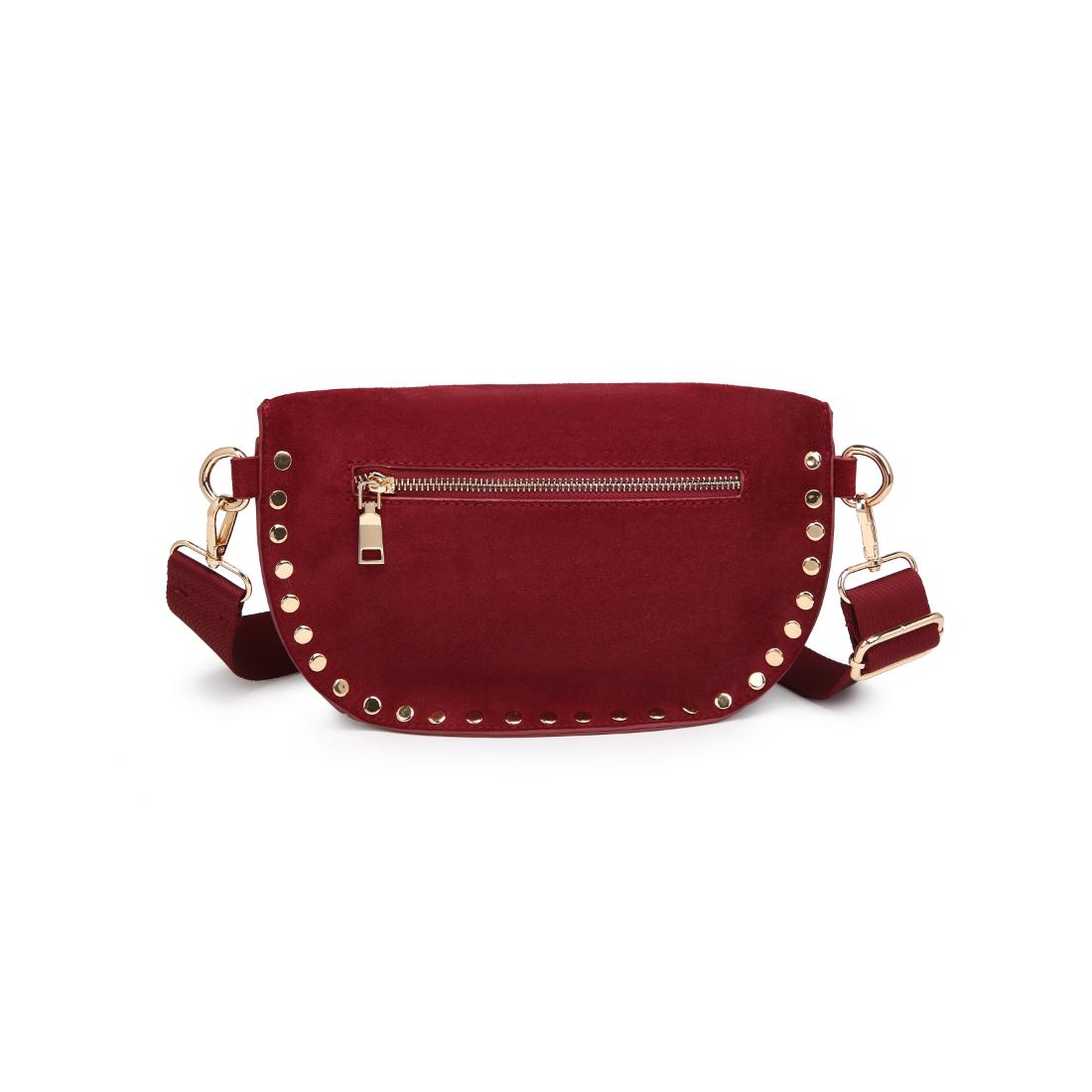 Product Image of Moda Luxe Gizelle-Suede Belt Bag 842017139683 View 7 | Wine