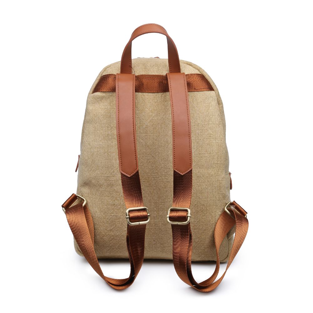 Product Image of Product Image of Moda Luxe Panama Backpack 842017124528 View 3 | Natural