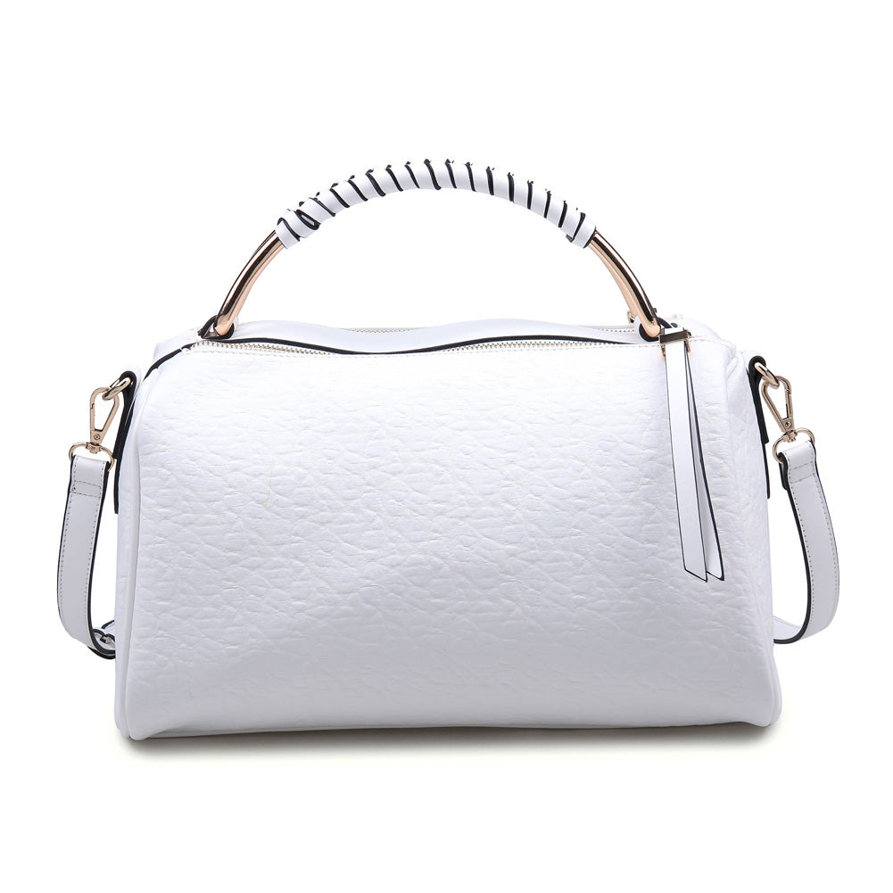 Product Image of Moda Luxe Petra Satchel 842017114222 View 1 | White