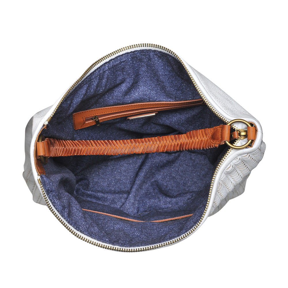 Product Image of Moda Luxe Alexa Hobo 842017113652 View 4 | White