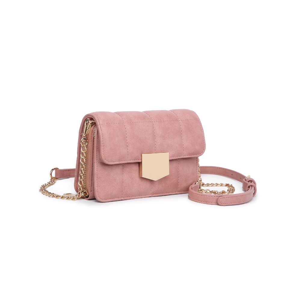 Woman wearing Blush Moda Luxe Alina Crossbody 842017129158 View 6 | Blush