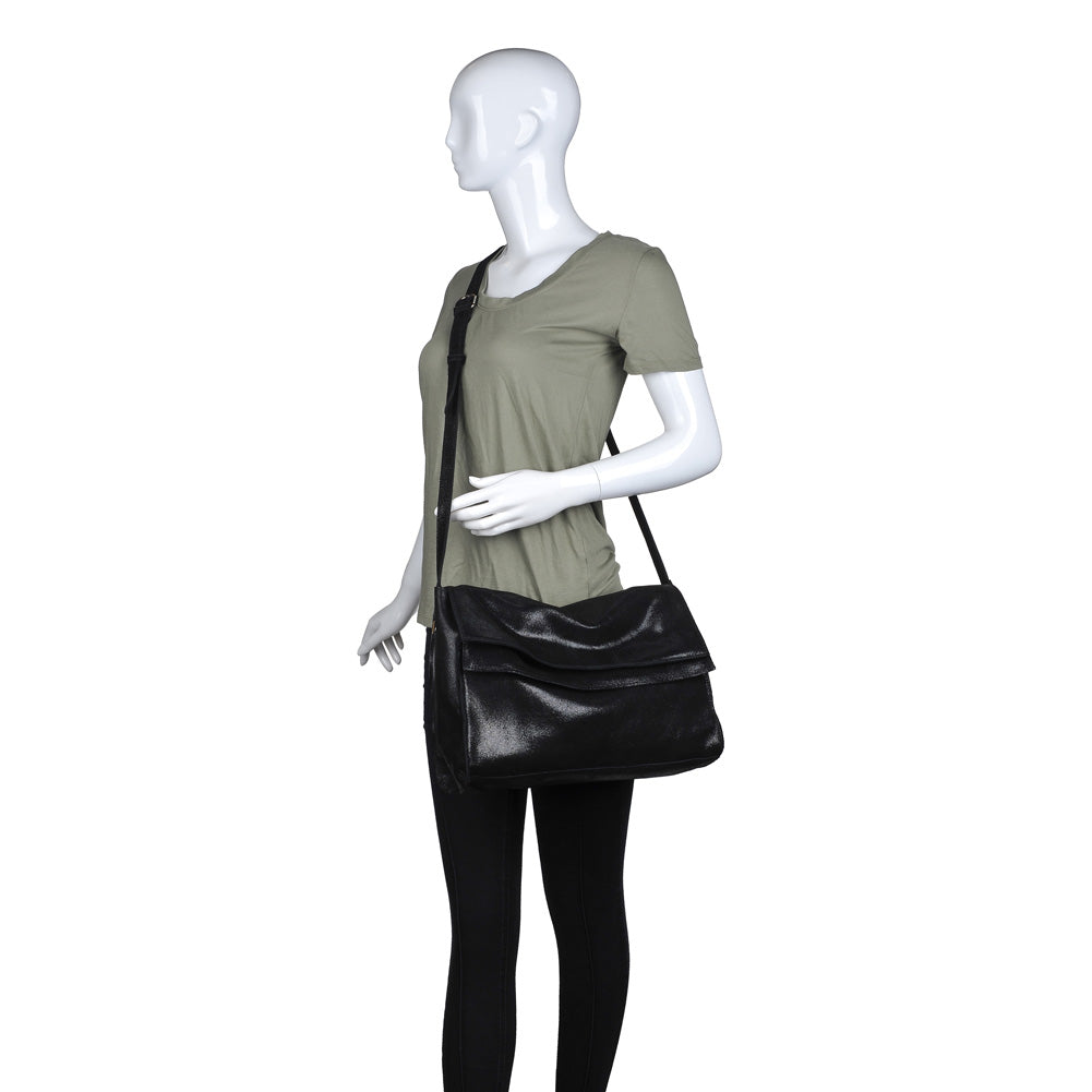 Product Image of Moda Luxe Ashley Messenger 842017115410 View 5 | Black