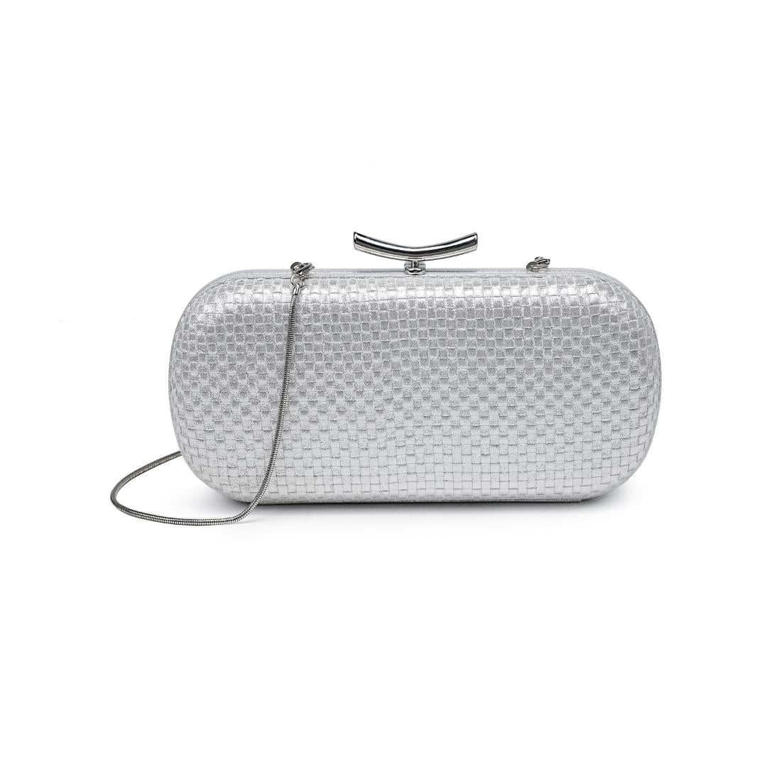 Product Image of Moda Luxe Victoria Evening Bag 842017139454 View 5 | Silver
