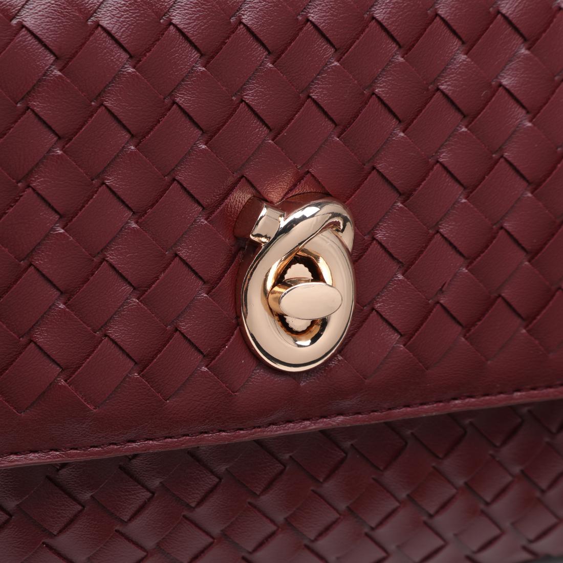Moda Luxe Annabelle Shoulder Bag 842017143376 View 8 | Burgundy