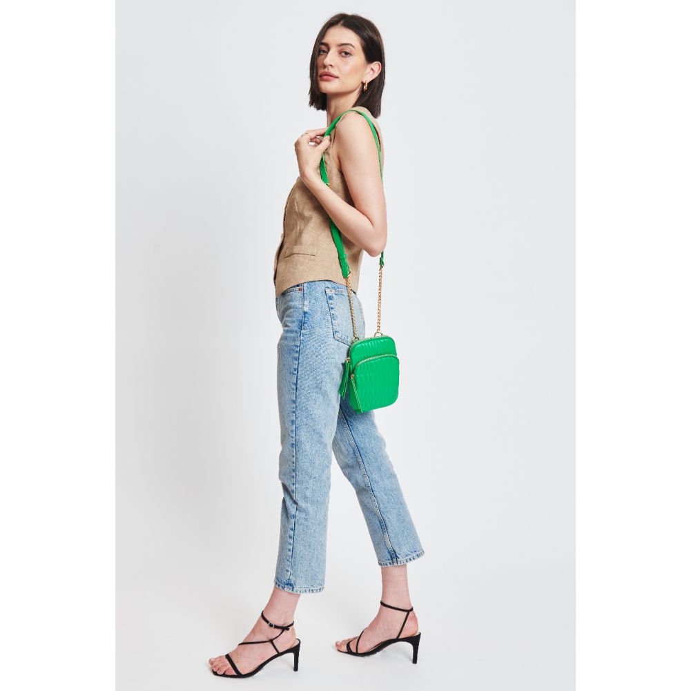 Woman wearing Kelly Green Sol and Selene Chantal Crossbody 842017131496 View 3 | Kelly Green