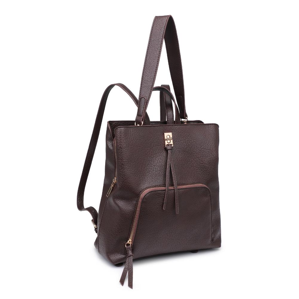 Product Image of Moda Luxe Genevieve Backpack 842017136095 View 6 | Espresso