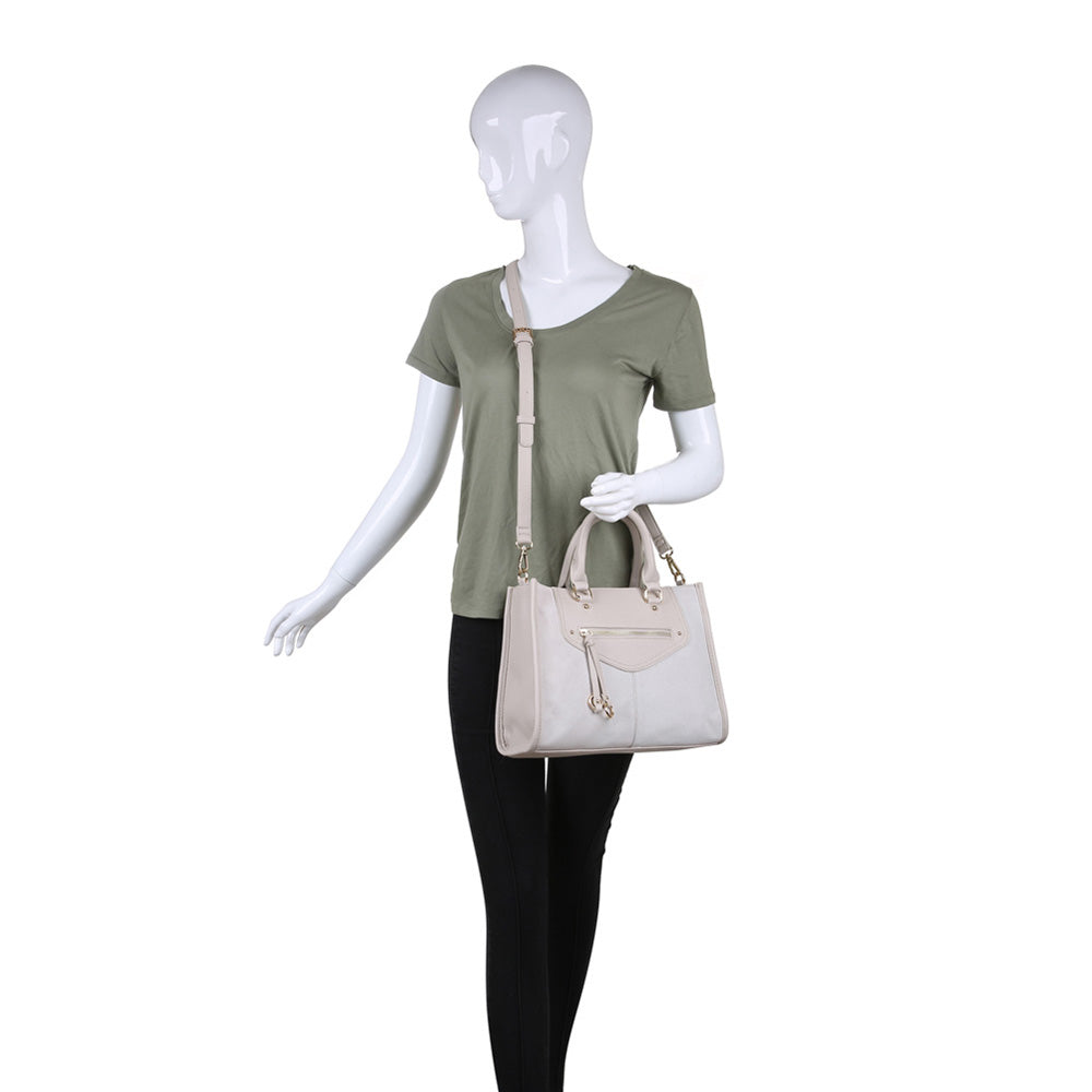 Product Image of Moda Luxe Bridgette Satchel 842017119678 View 5 | Bone