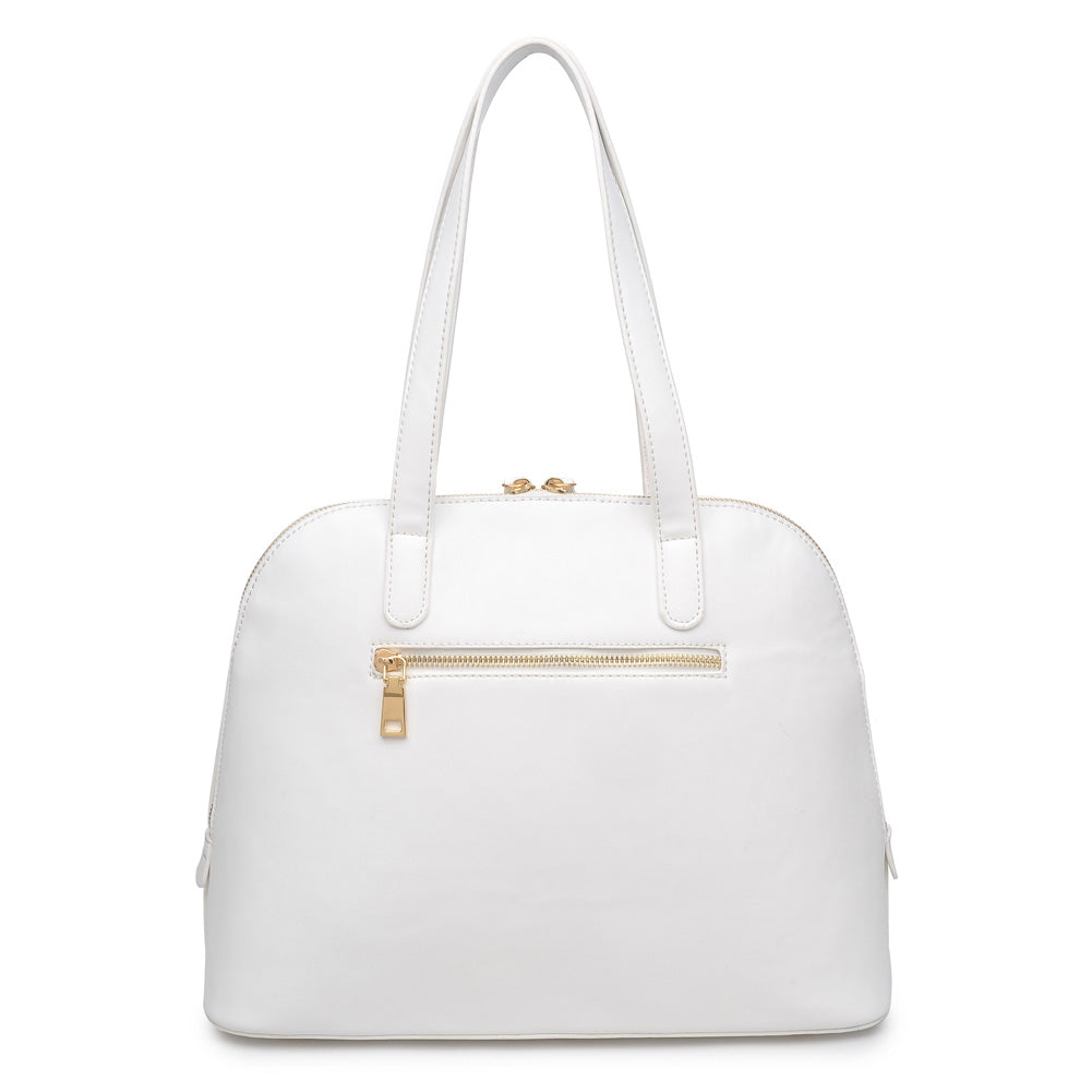 Product Image of Moda Luxe Alondra Satchel 842017112211 View 3 | White