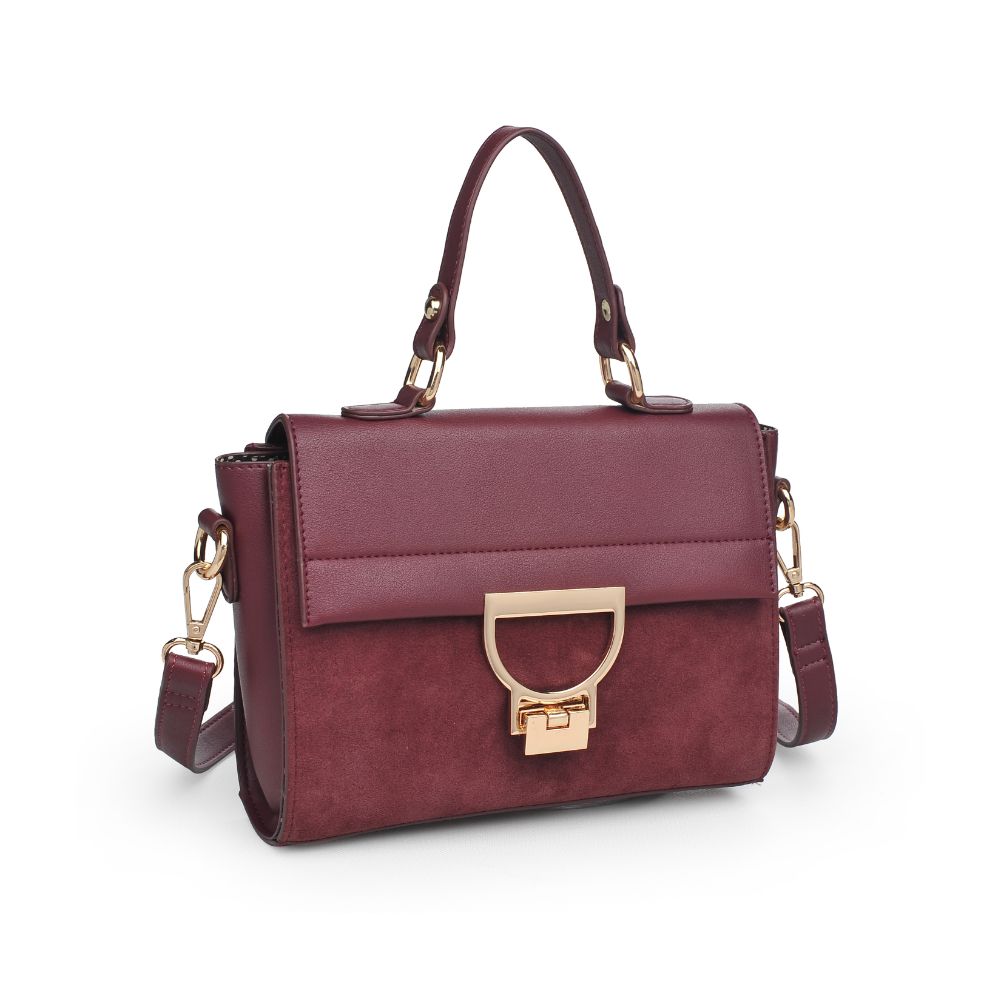 Product Image of Moda Luxe Brynn Satchel 842017120780 View 6 | Burgundy