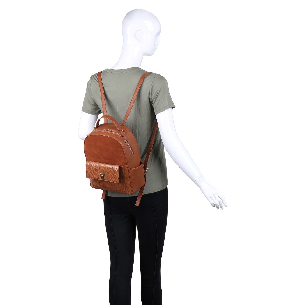 Product Image of Moda Luxe Reilley Backpack 842017121671 View 5 | Tan