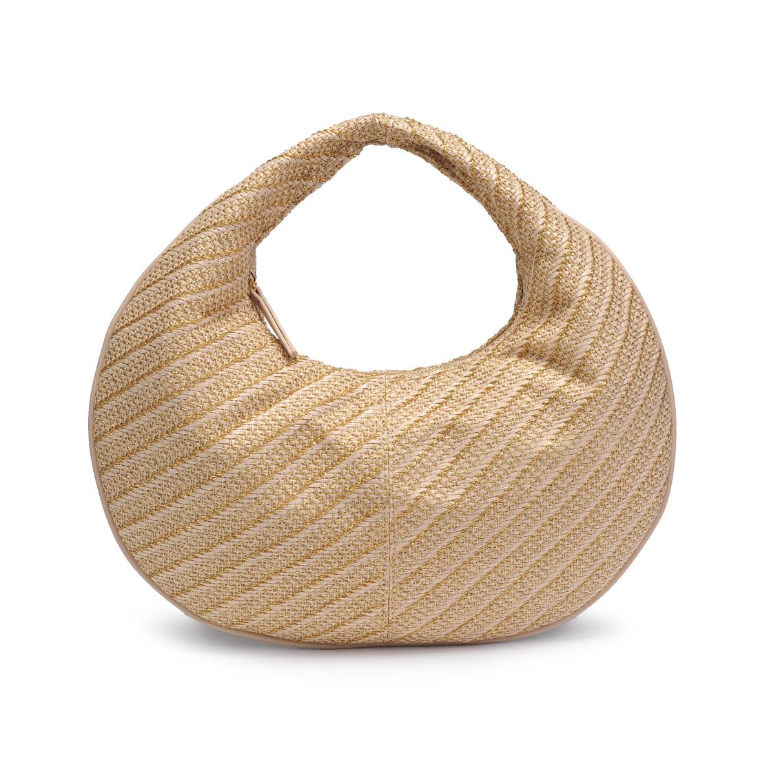 Product Image of Moda Luxe Farrah - Straw Hobo 842017138693 View 5 | Gold