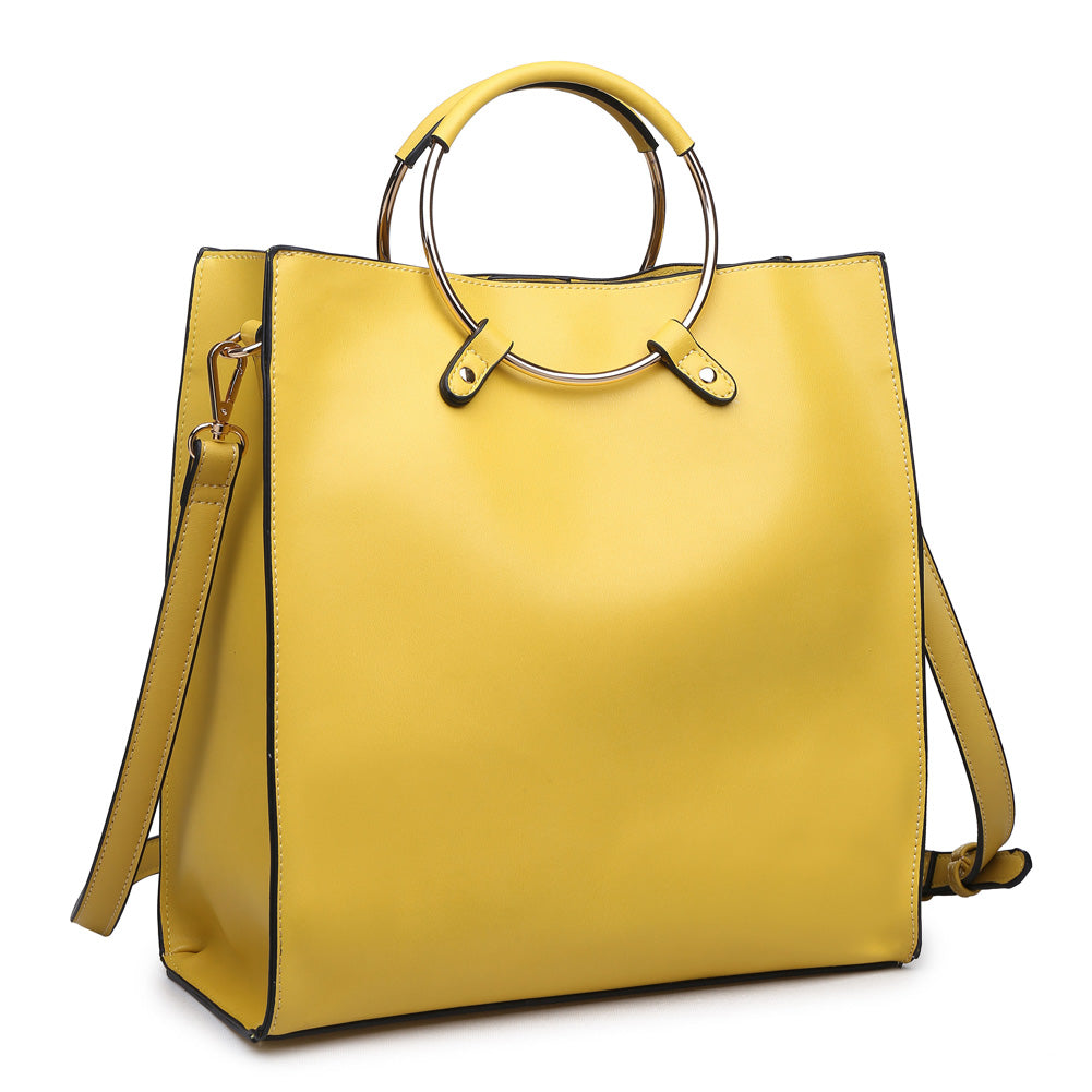 Product Image of Moda Luxe Natalie Tote 842017113089 View 2 | Yellow