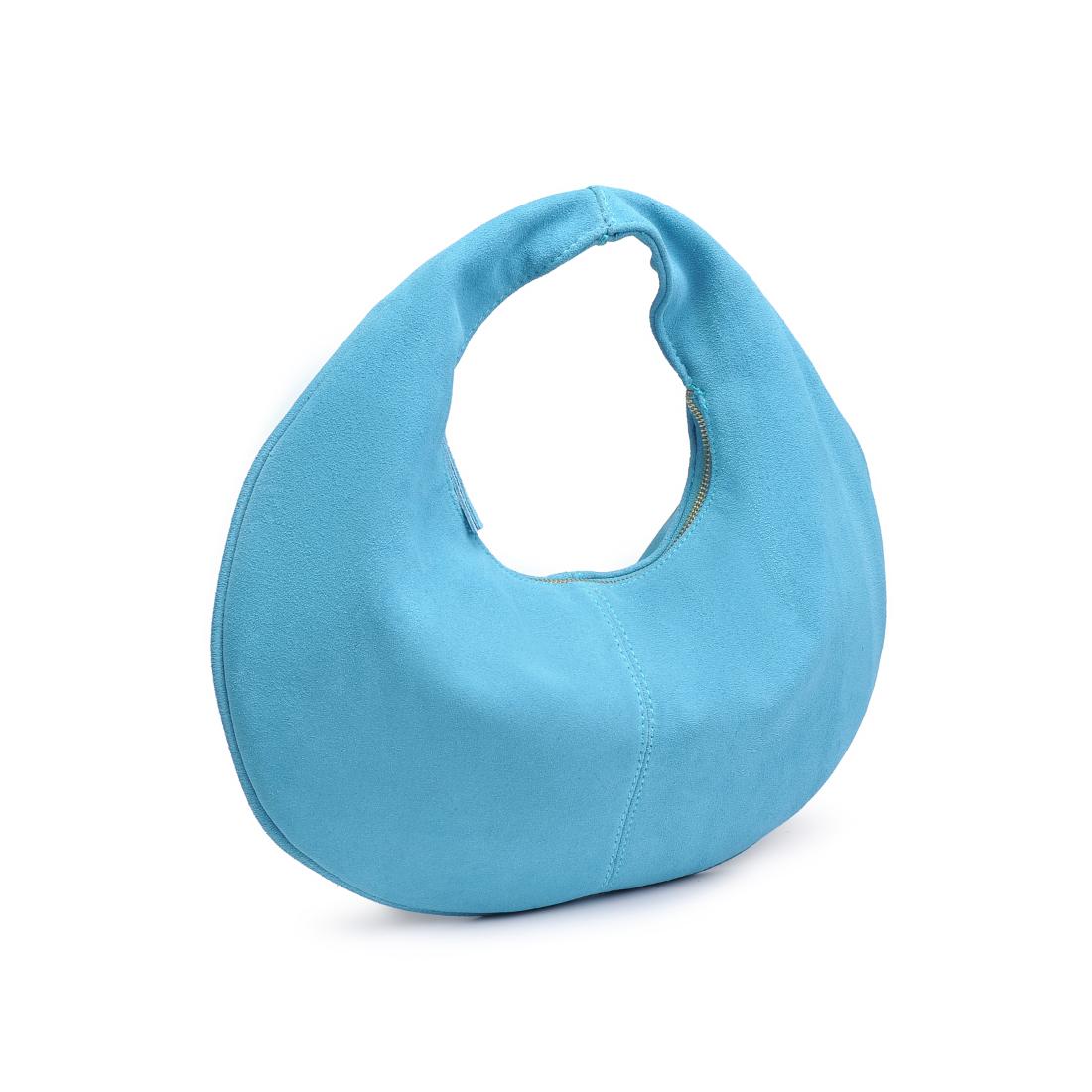 Product Image of Moda Luxe Farrah - Suede Hobo 842017138655 View 6 | Sky Blue