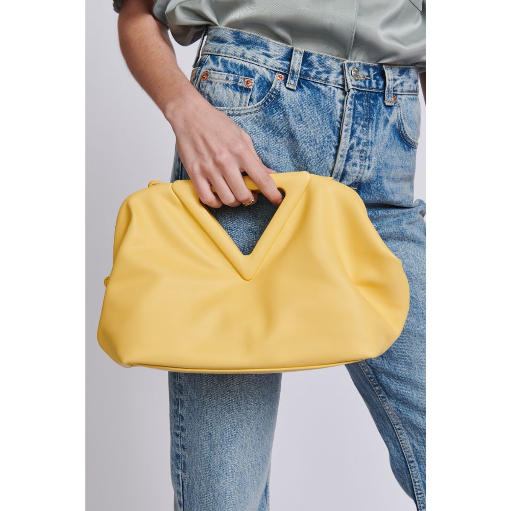 Woman wearing Butter Moda Luxe Kendra Crossbody 842017129073 View 3 | Butter