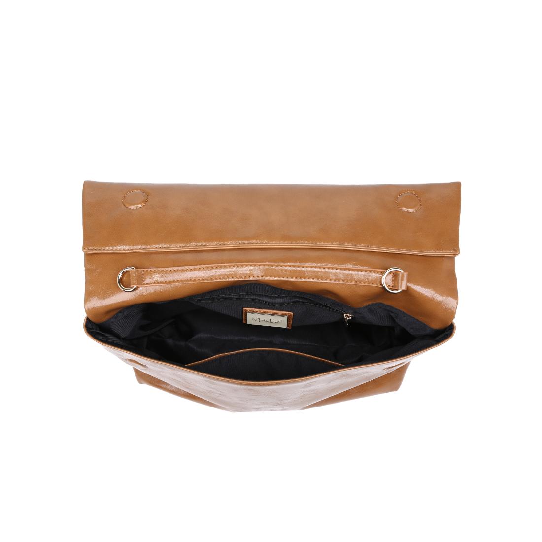 Woman wearing Caramel Moda Luxe Angela Crossbody 842017141662 View 9 | Caramel