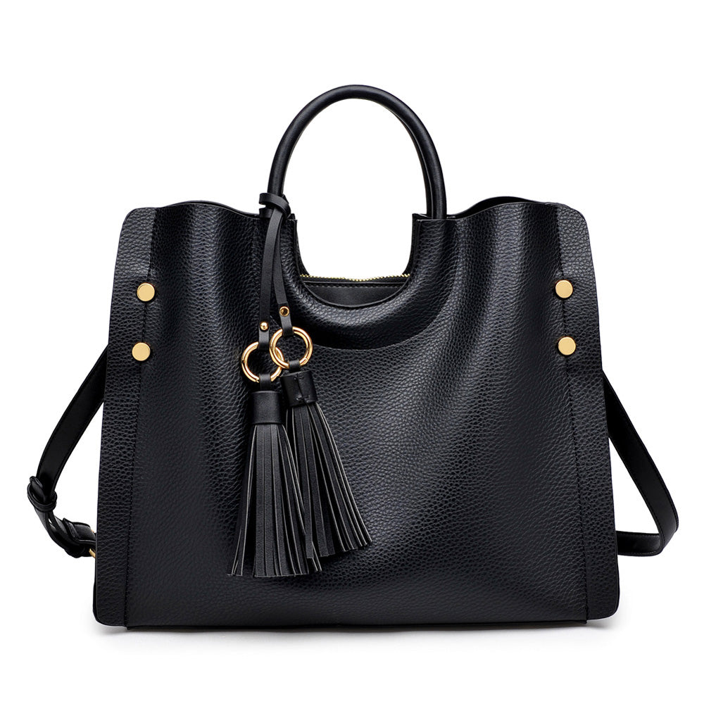 Product Image of Moda Luxe Ryder Tote 842017112709 View 1 | Black