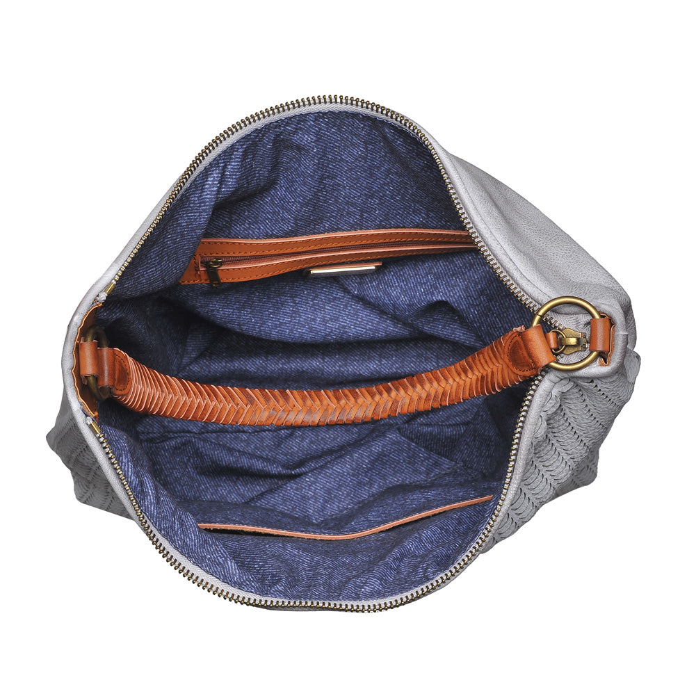 Product Image of Moda Luxe Alexa Hobo 842017113645 View 4 | Grey