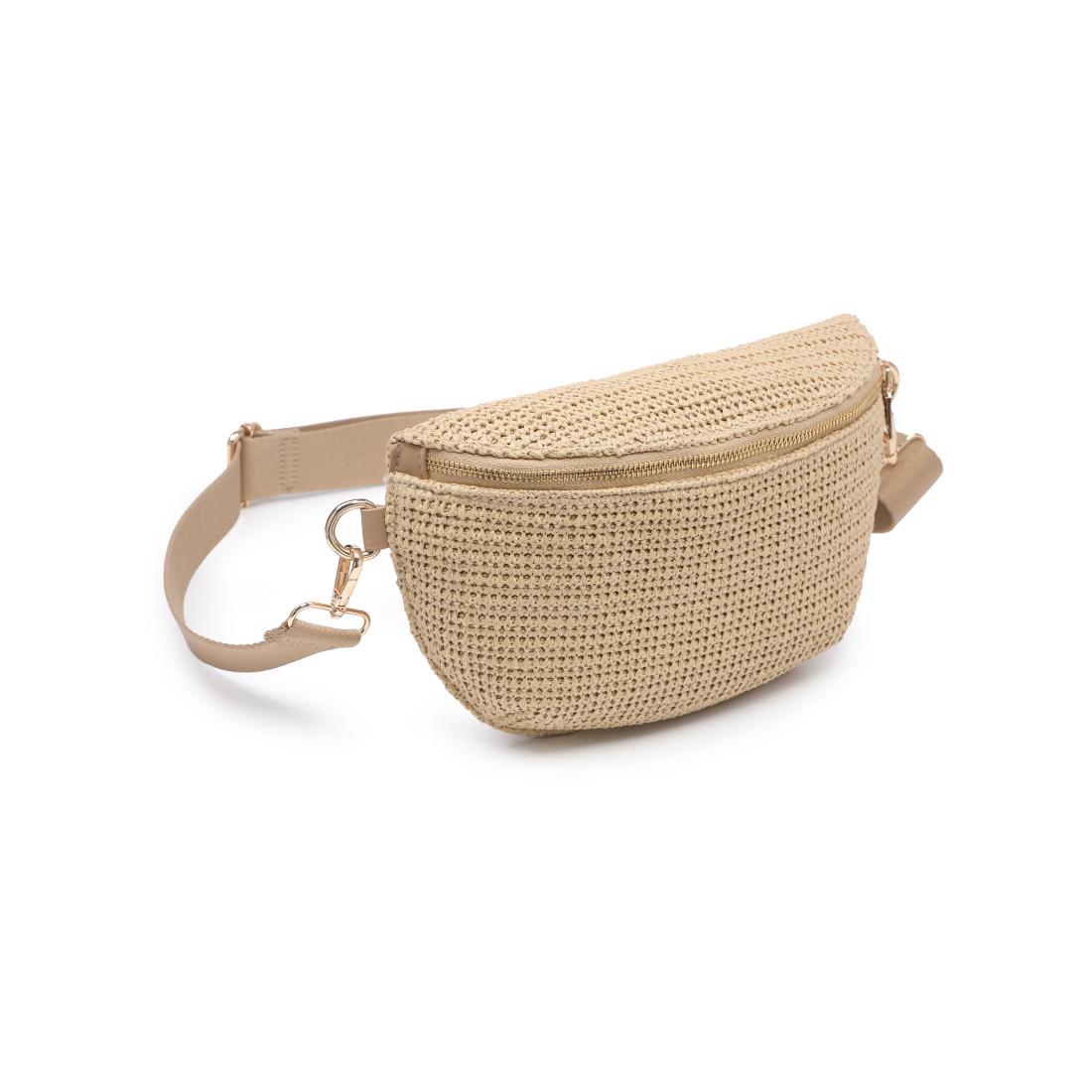 Product Image of Moda Luxe Gizelle - Large Checker Belt Bag 842017141037 View 2 | Natural